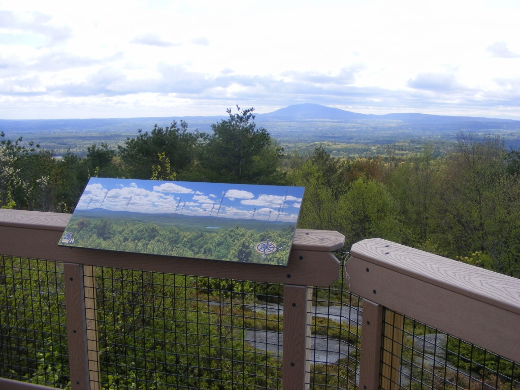 Mount Monadnock, New Hampshire, seen from Crotched Mountain