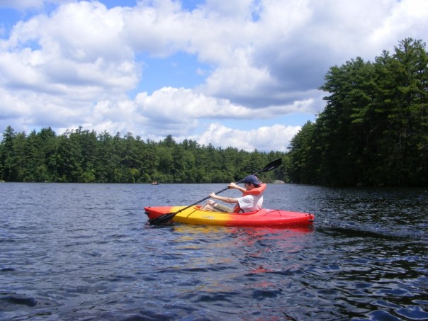 Cooling off on Pawtuckaway Lake