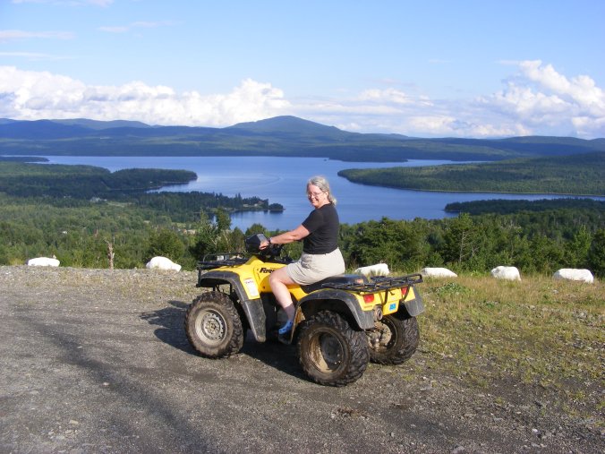 First Connecticut Lake and Mount Magalloway, from Prospect Mountain. Photo by Lainie Castine.