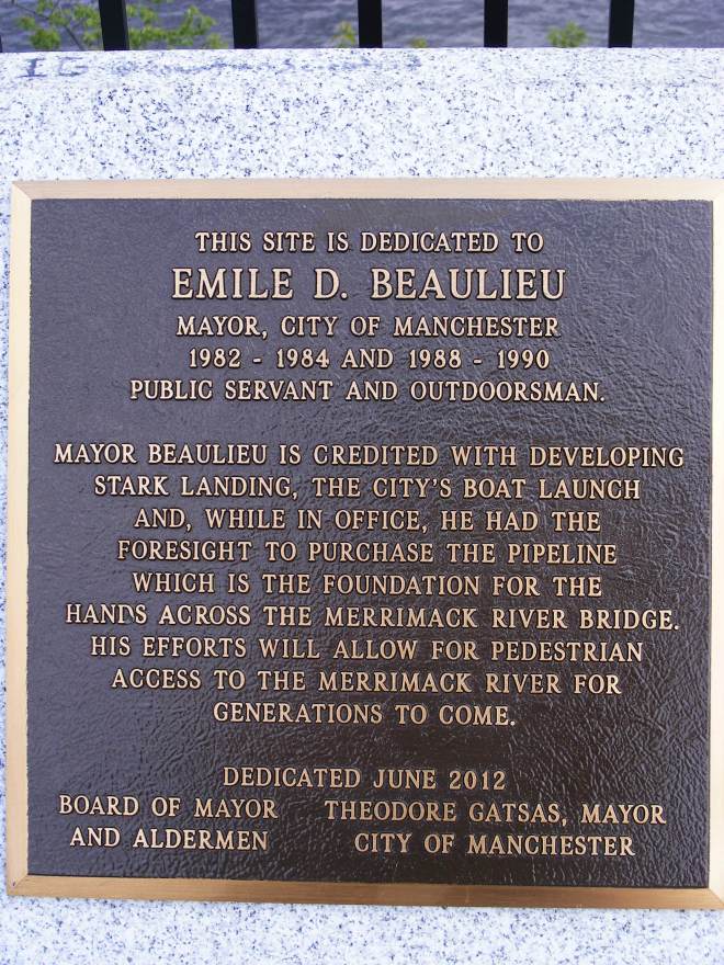 It's good to see this acknowledgment of one of the people who made the Hands Across the Merrimack bridge project happen.