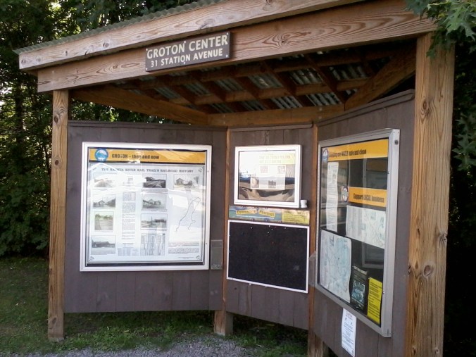 The best-maintained and most informative kiosk along the NRRT.