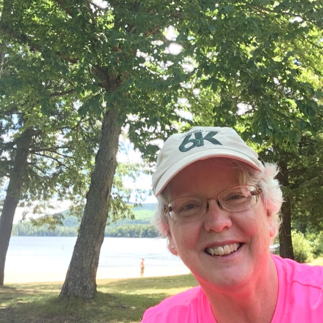 Ellen Kolb at South Pond Recreation Area, Stark, New Hampshire