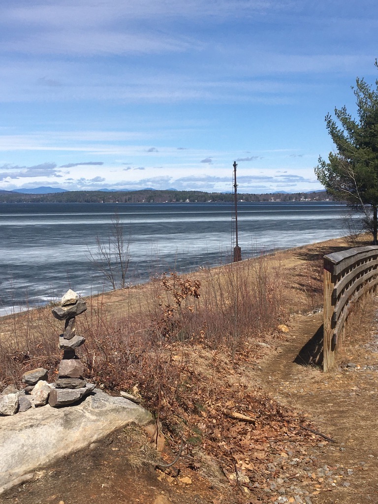 Lake Winnisquam, Belmont, New Hampshire, from rail trail